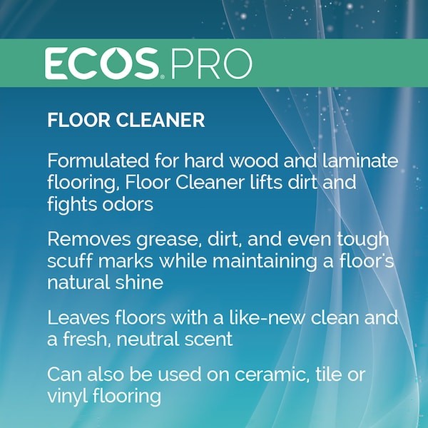 Ecos Pro Pl9295/04 Floor Cleaner,Orange,Liquid,Pk4