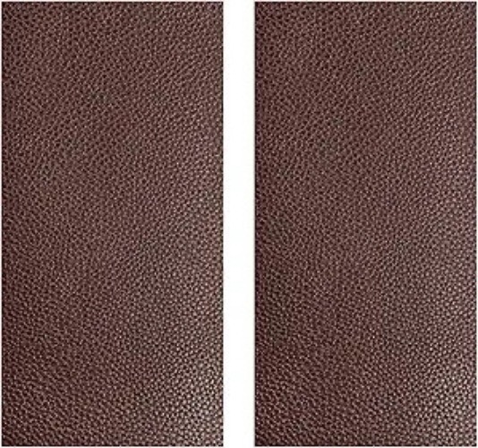 2 PCS Repair Patch Tape, 4 x 8 Inch Waterproof PU Repair Tap Color: Dark Brown