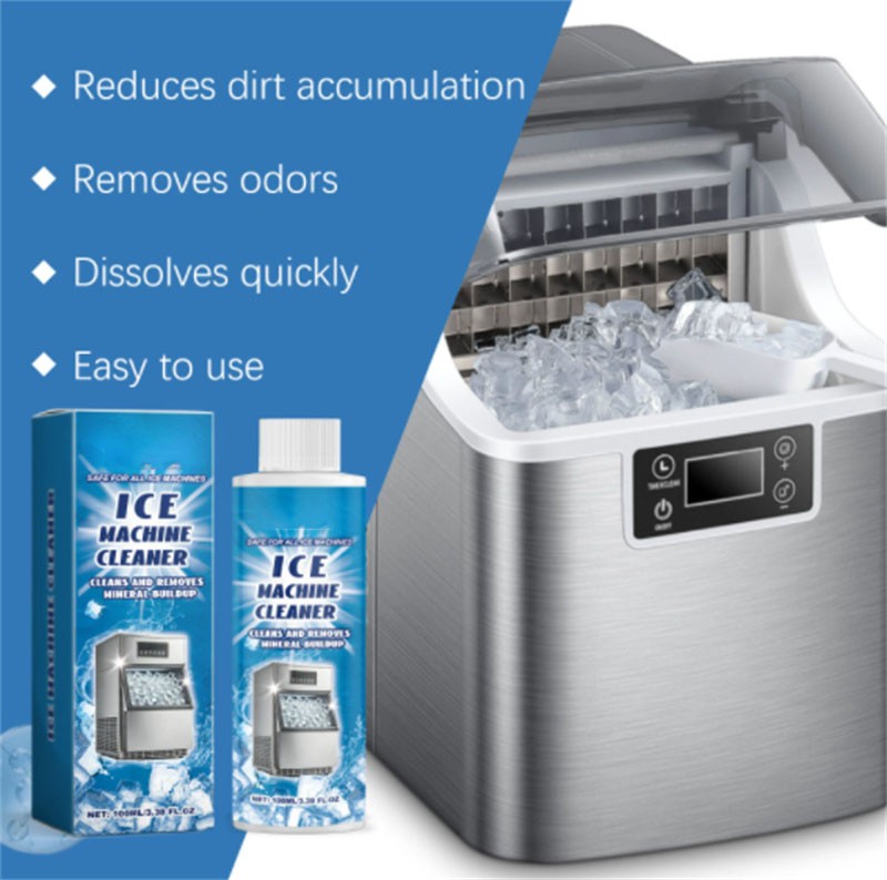 USA Ice Machine Cleaner Descaler Bottle Ice Clean Scale 100ml