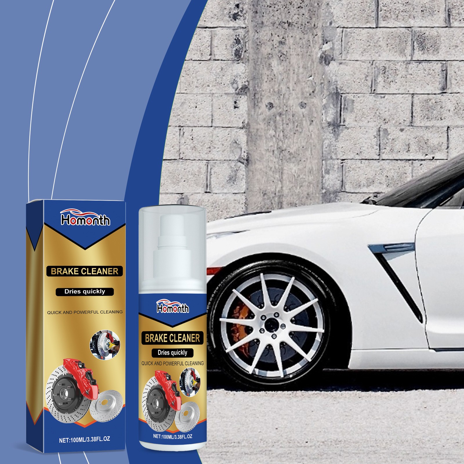 Car Brake Cleaner – Removes Oil Stains Vehicle Brake System Cleaning 🚗
