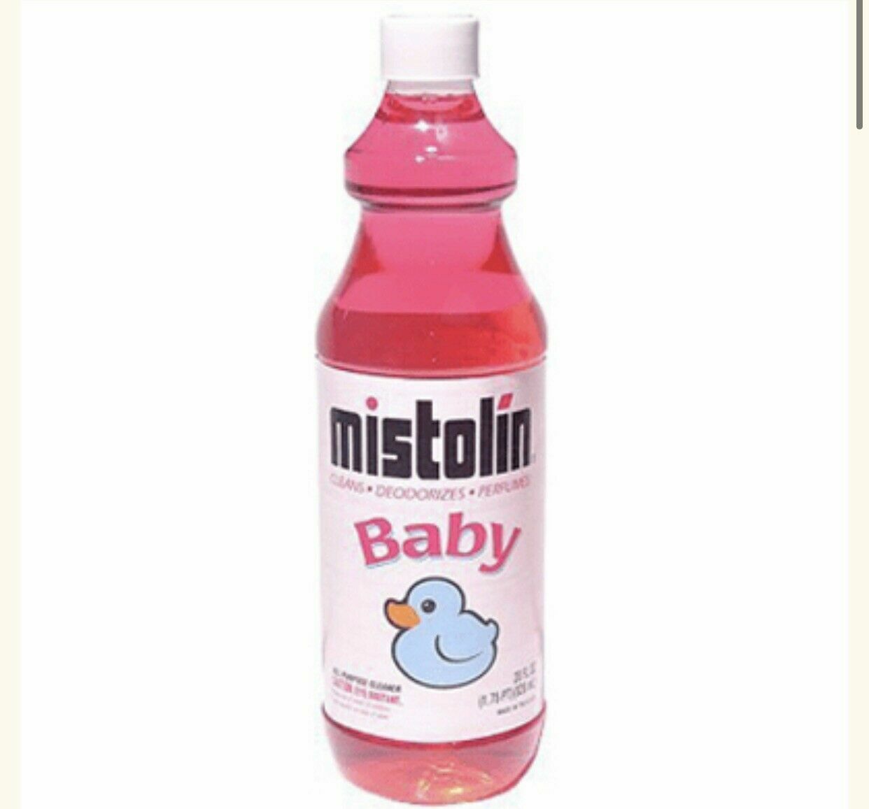 12 Pack Mistolin General All Purpose Cleaning Solution Baby Scent 28 fl oz