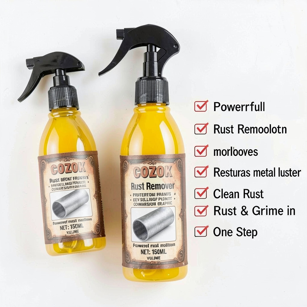 Rust Remover 150ml,Rust Eraser Spray for Hardware and Fittings