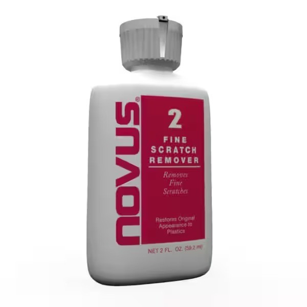 NOVUS 2.0 oz. Kit Plastic Cleaner, Polish & Scratch Remover restoring plastic