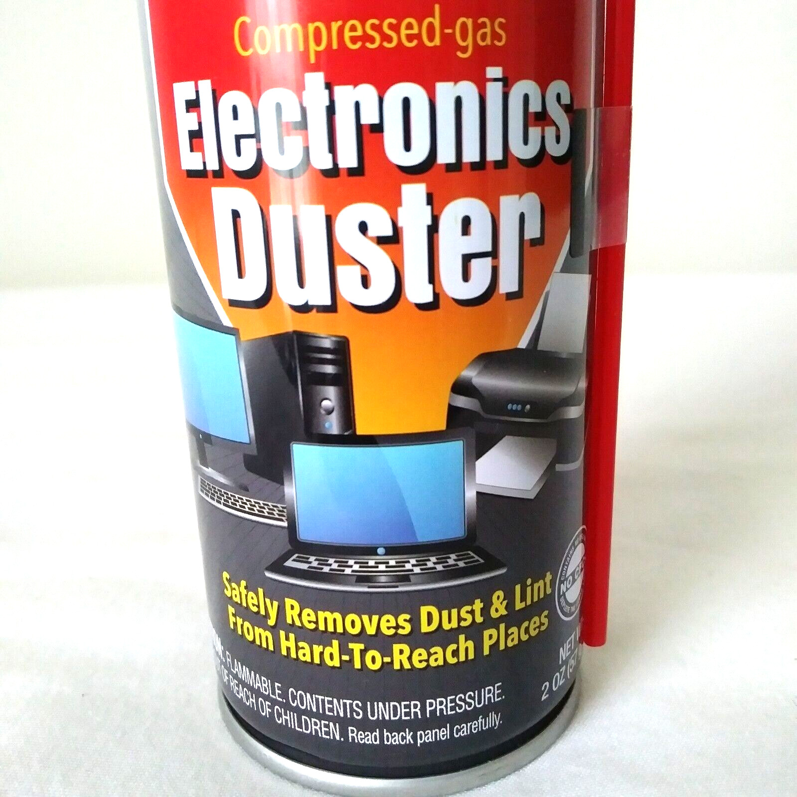 Air Duster Cans Spray Electronics 2 oz Computer Keyboard Particle Remover Comp