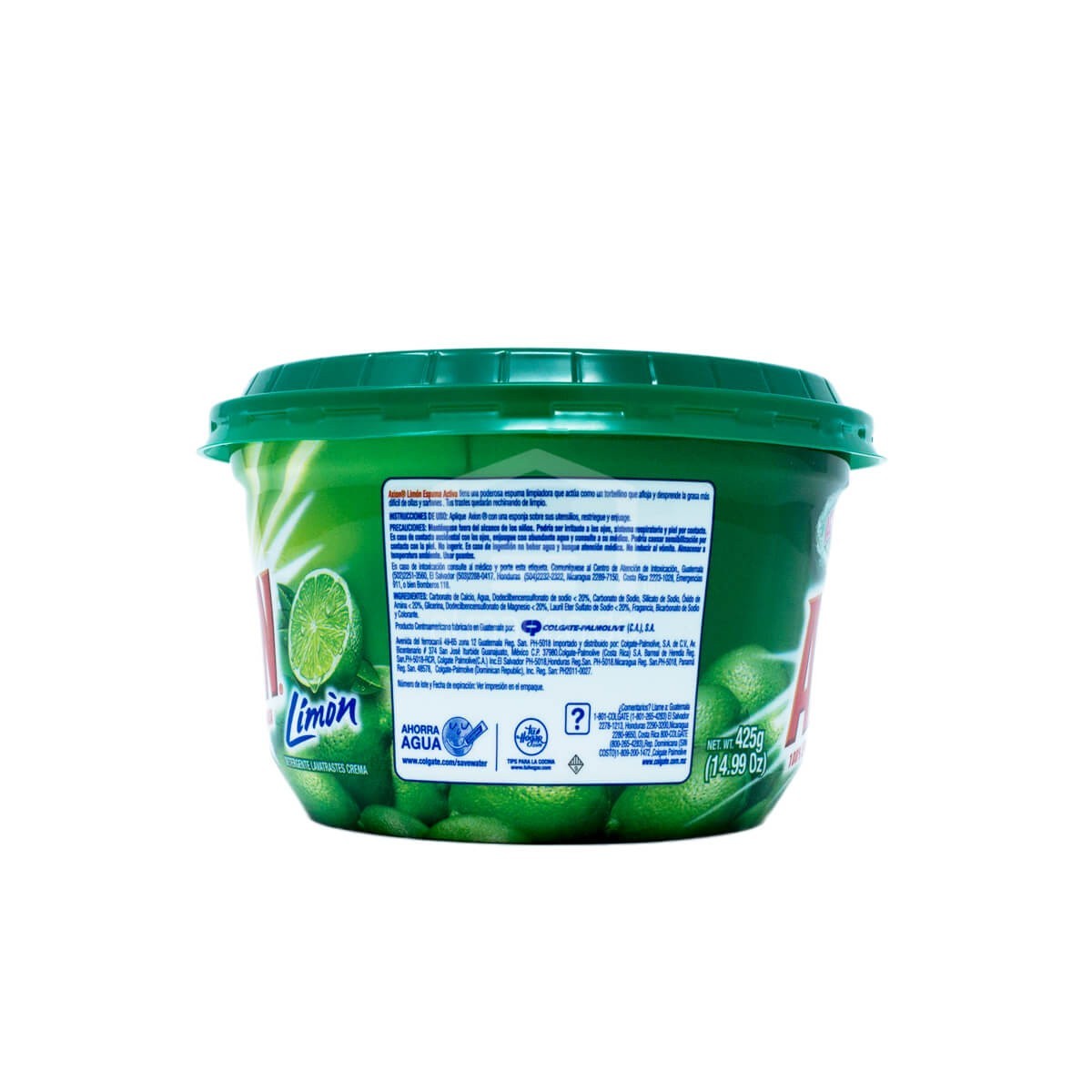 AXION LAVAPLATOS El Verdadero Arrancagrasa LIMON 425g (Pack of 2)