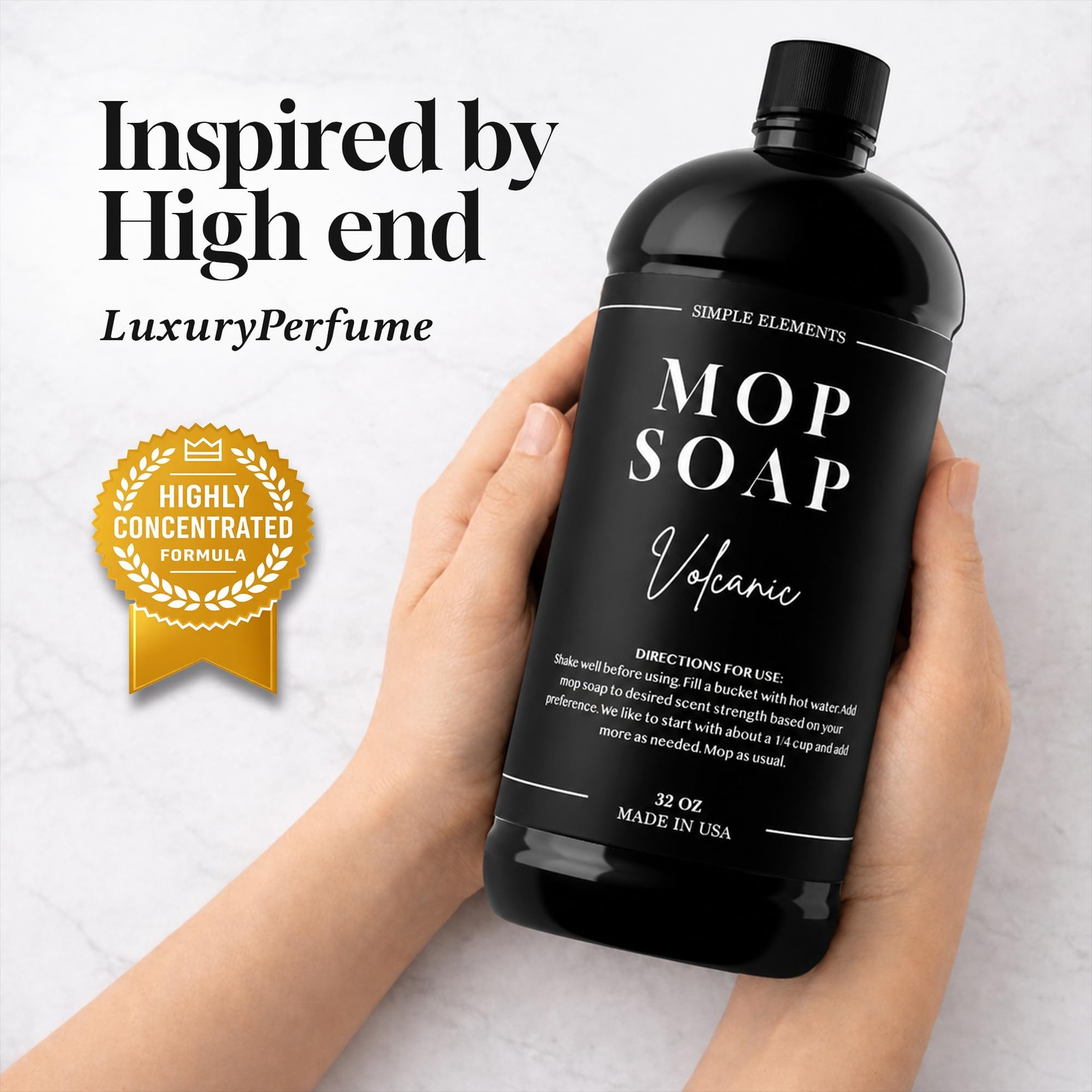 Luxury Mop Soap – Highly Scented Floor Cleaner, Concentrated Formula, No Stre…