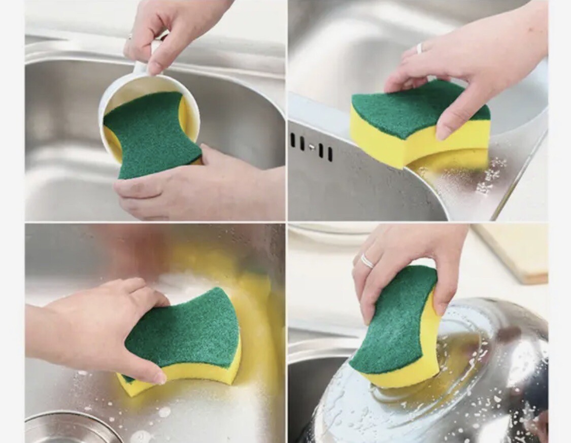 Cleaning Tools ￼ 20pcs Dishwashing Sponge Kitchen Nano Emery Magic Clean Rub