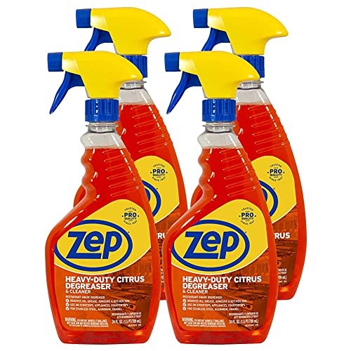 Zep Heavy-Duty Citrus Cleaner Spray Bottle 24 Fl oz (Pack of 4)