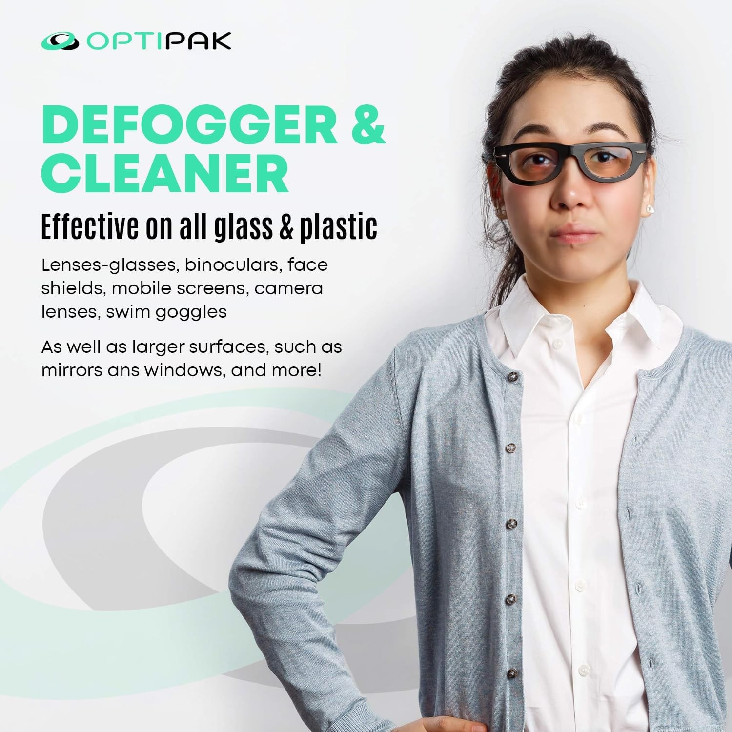 Anti Fog Wipes for Glasses, Binoculars, Face Shields, Ski Masks or Swim
