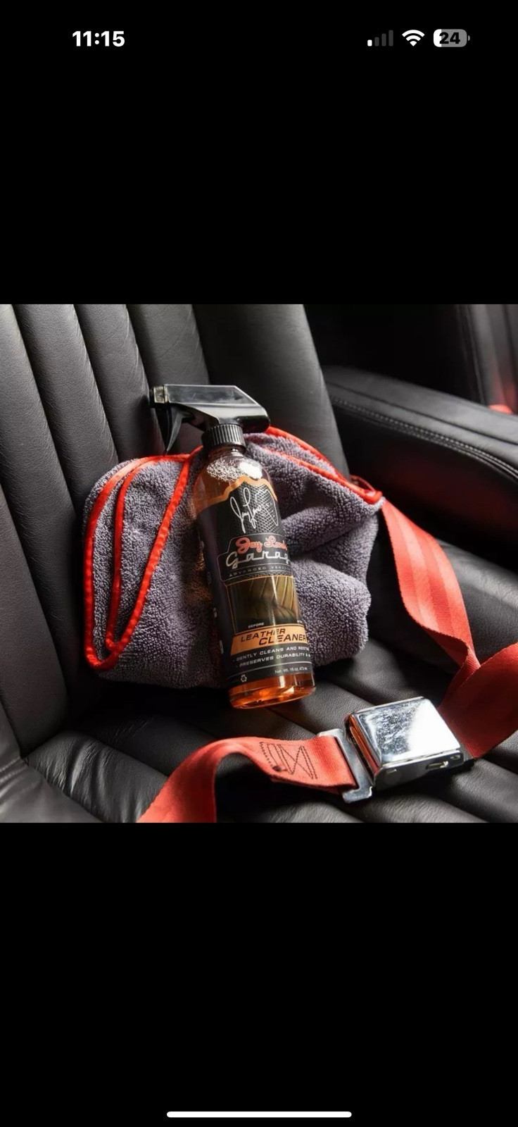 Jay Leno’s Garage 16oz Leather Cleaner Deep Clean Car Leather Surfaces US New
