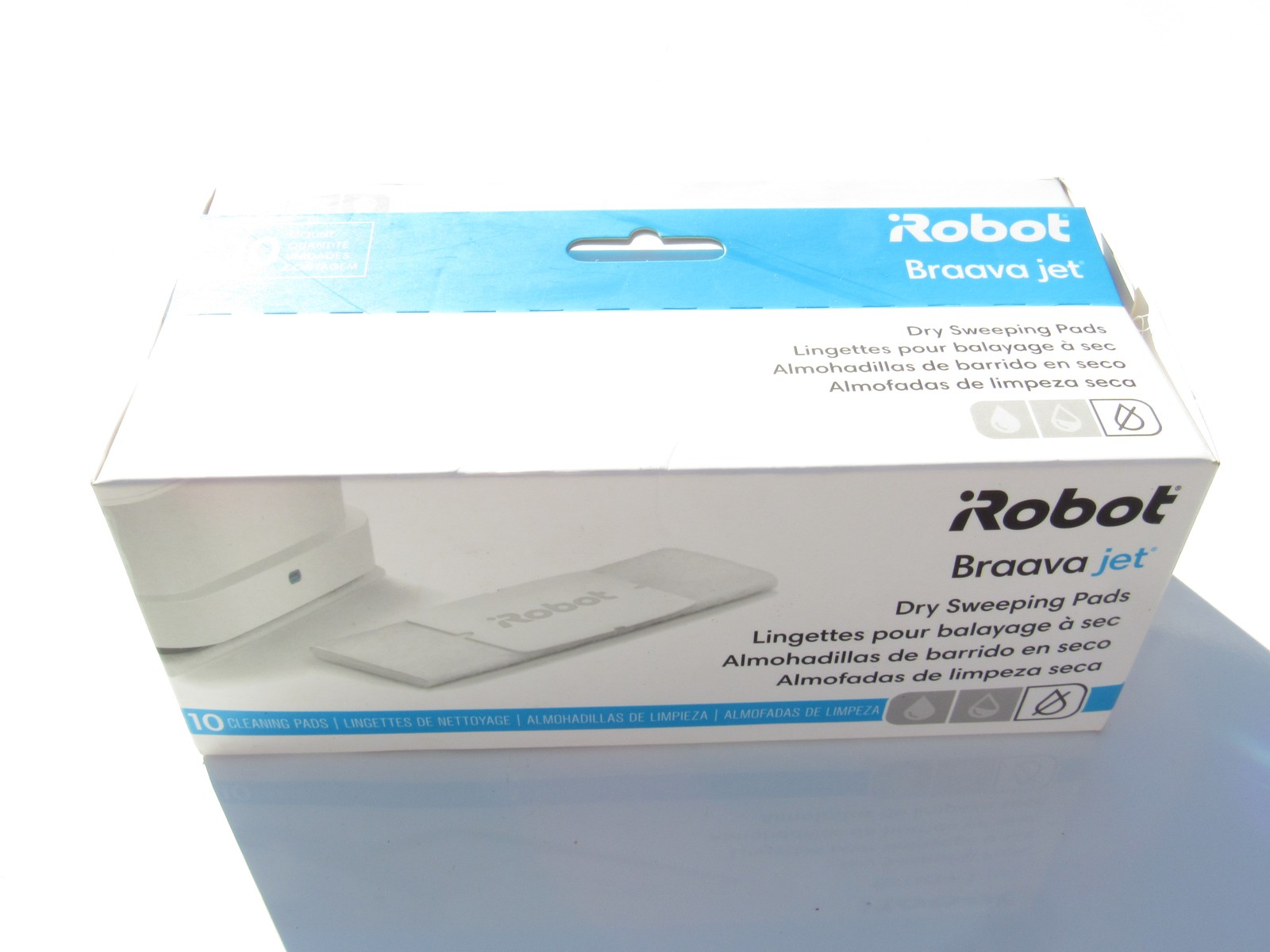 iRobot Braava jet Dry Sweeping Pads Refills 10 Count for Robot Mop White New