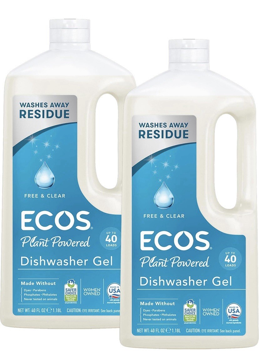 Ecos Dishwasher Liquid Detergent (2 Pack)