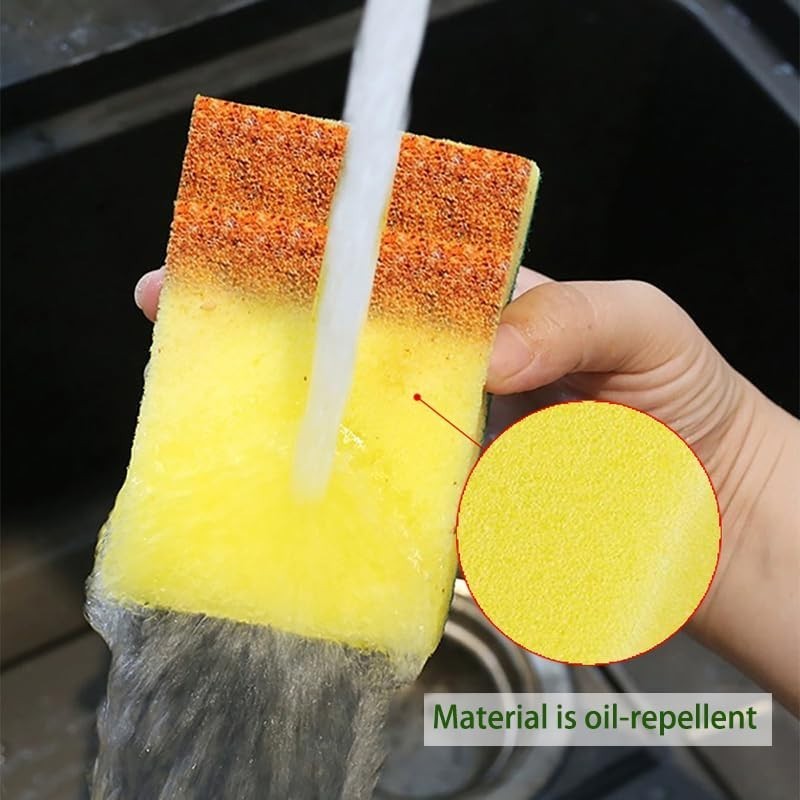 Multi-Purpose Non-Scratch Sponges – 32 Count for Stovetops, Dishes & Appliances