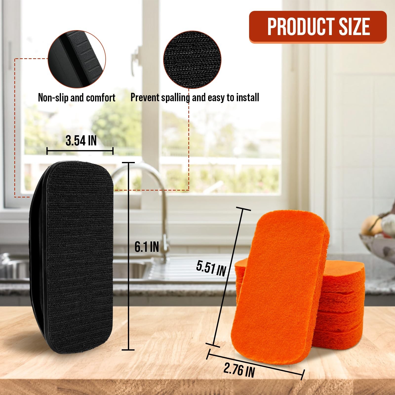 6Piece Griddle Cleaning Kit for Blackstone, Flat Top Grill Cleaning Kit NonSc…