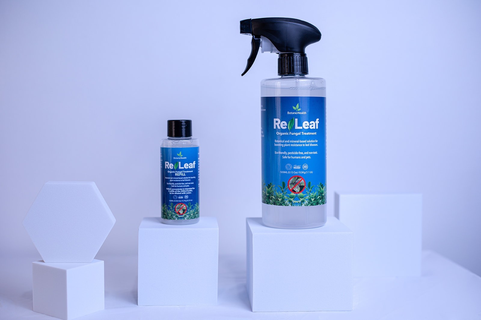ReLeaf Fungal Spray Refill by BotanoGrow | Makes 3 x 16.9 oz Bottles | Organic