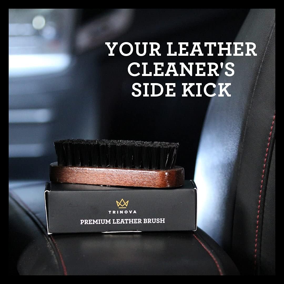 Leather Brush for Cleaning Upholstery, Cleaner car Interior Number of Items: 1