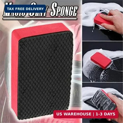 8PCS Clay Bar Sponge, Fine Grade Auto Detailing,Magic Car Pad Block Cleaning, Wa