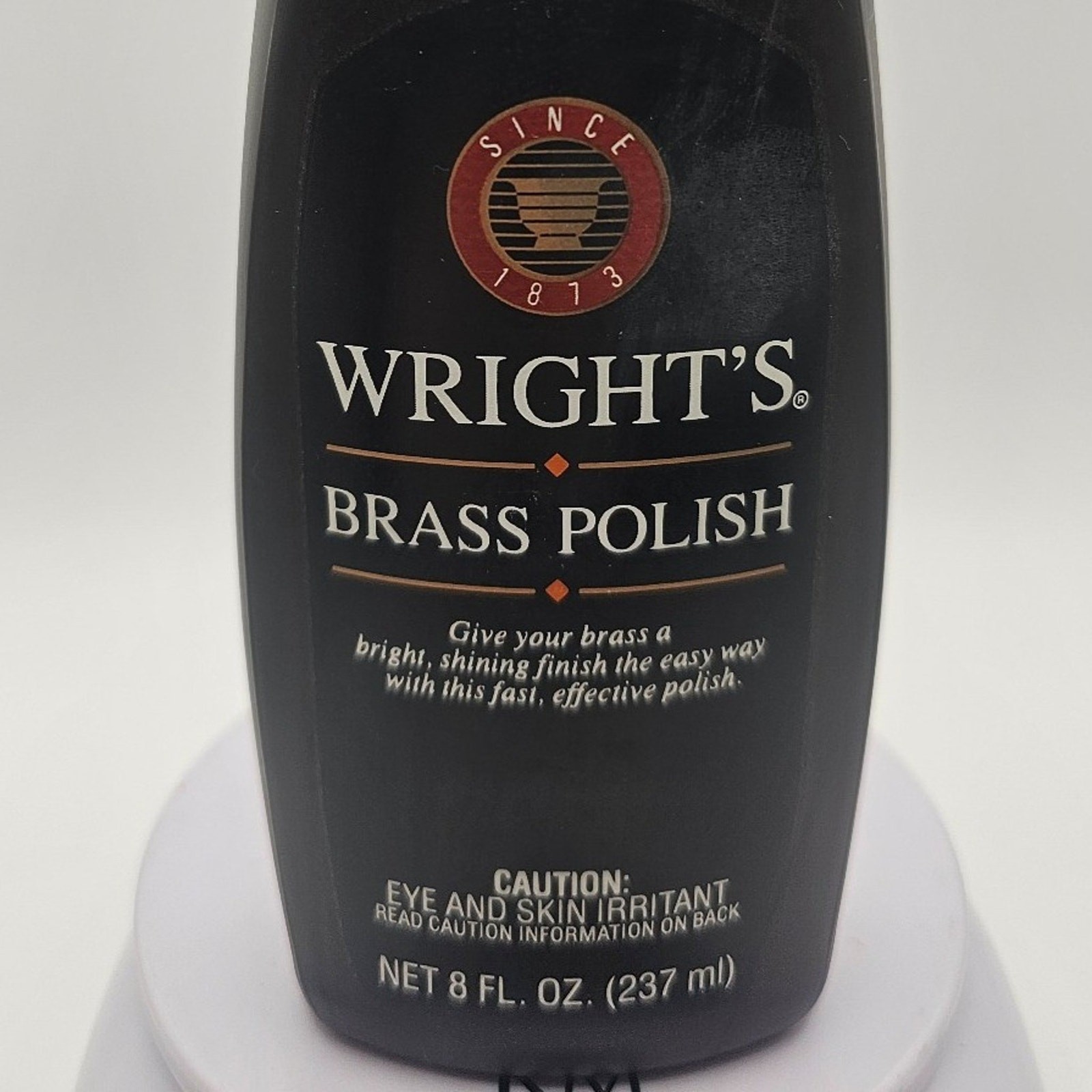 Wright’s All Purpose Brass Polish for Brass Copper Chrome Bronze Pewter 8oz USED