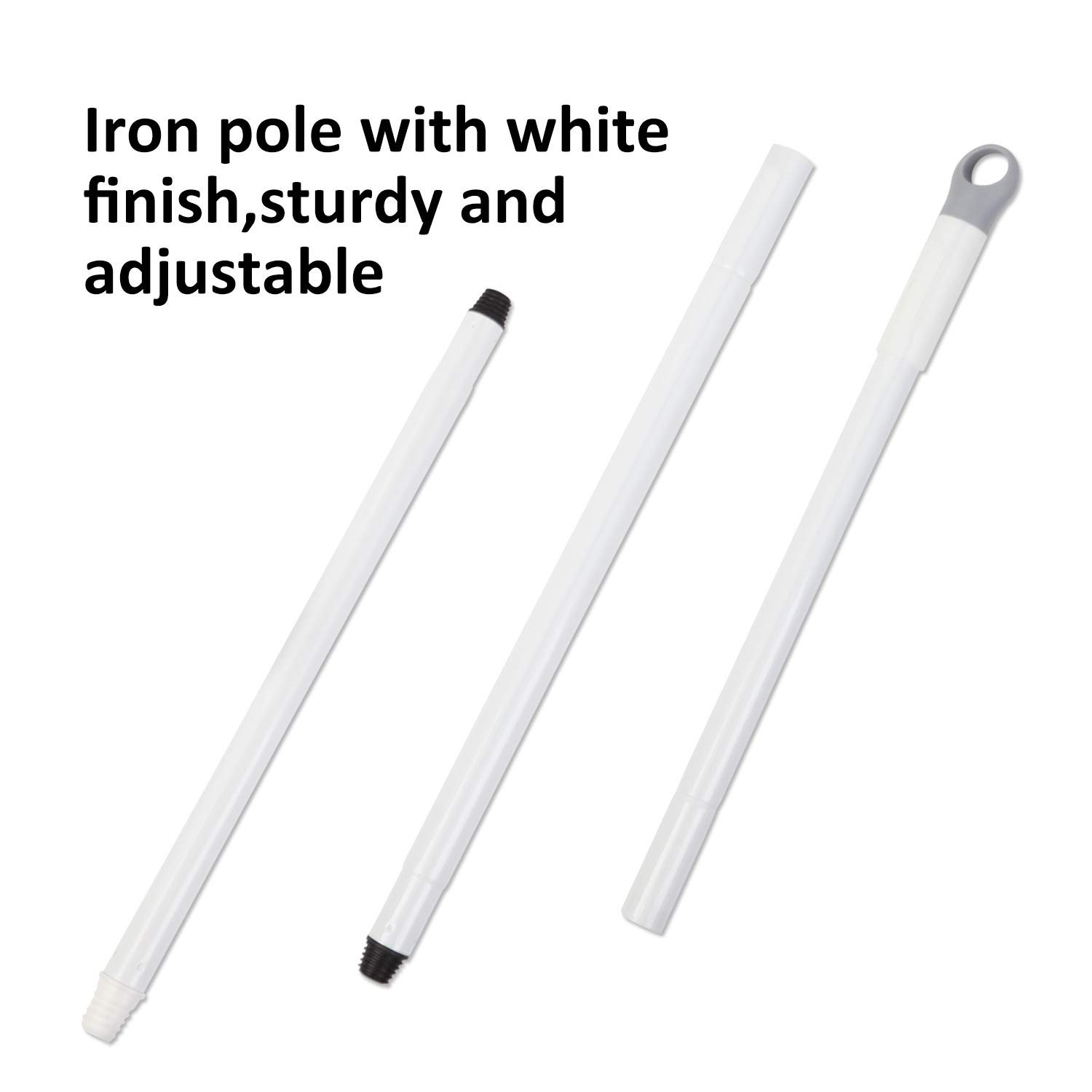 Scrub Brush With Long Handle, Stiff Bristles For Tile Deck Garage