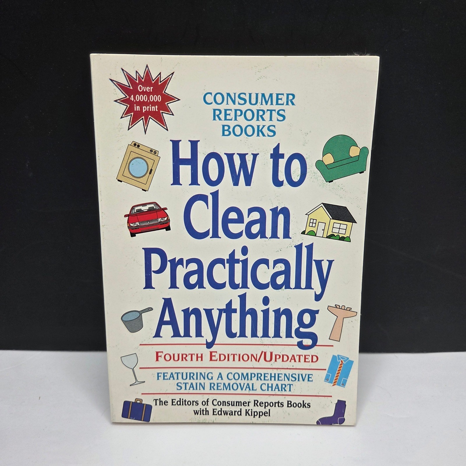 Consumer Reports How to Clean Practically Anything 4th Ed Paperback 1996 Vintage