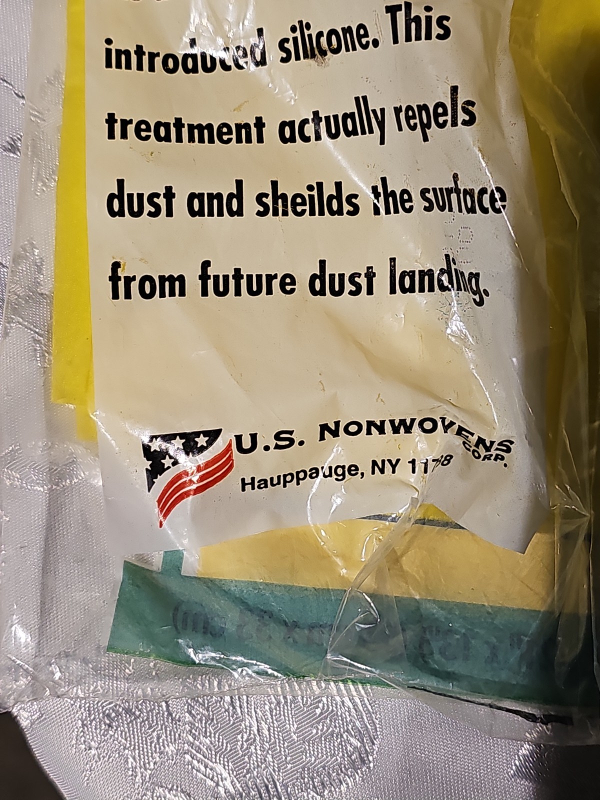 Vtg Lemon Oil Duster Sheets Redi Wipe 5 Qty In Bag
