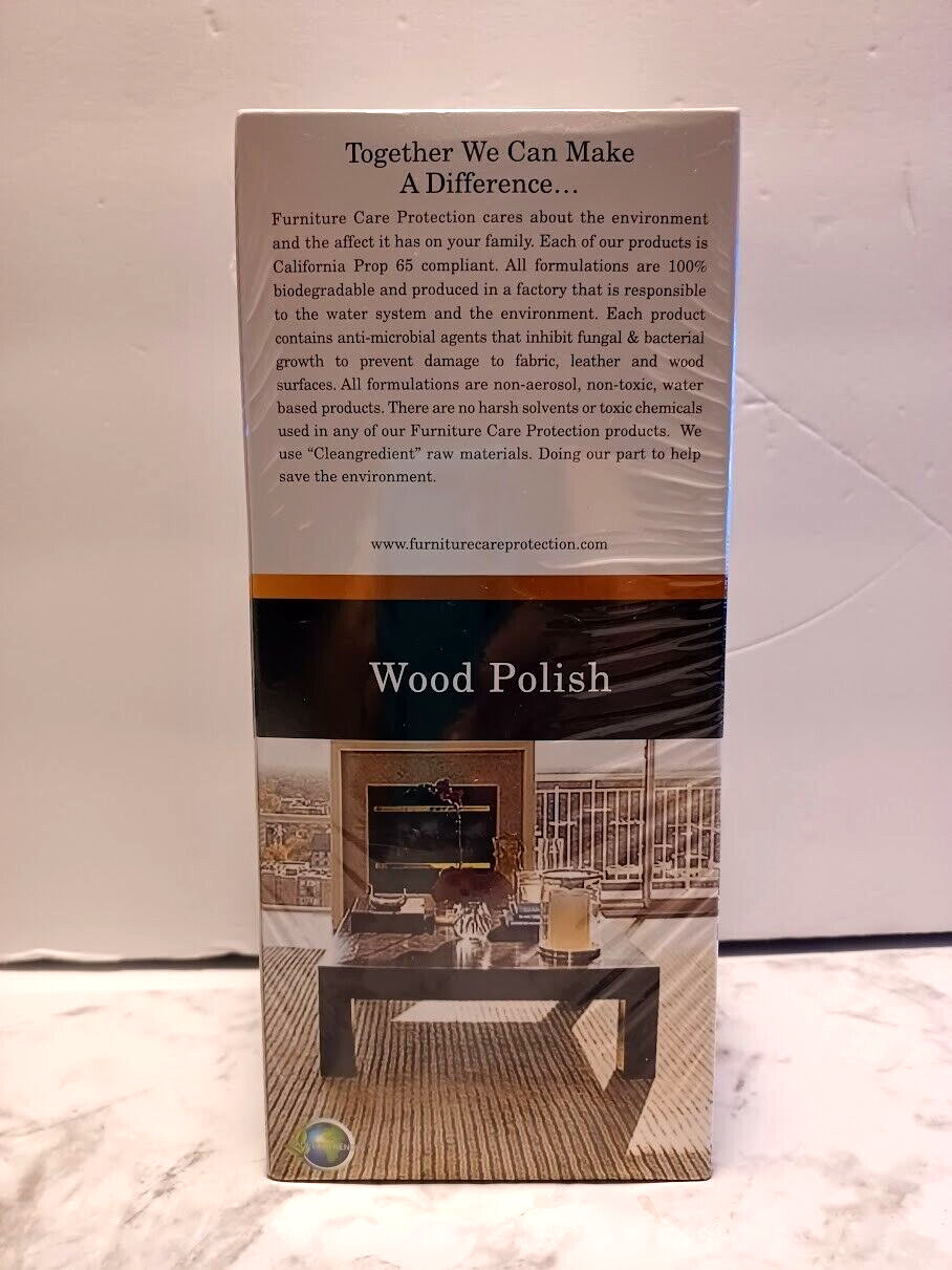 FURNITURE CARE PROTECTION Fabric/Refresher/Wood Polish/Leather Polish Set SEALED