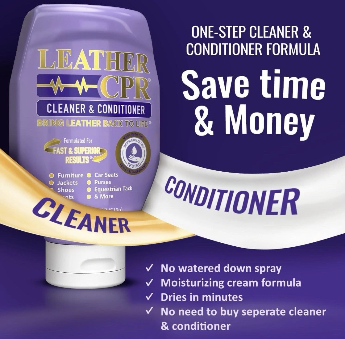 Leather CPR Cleaner & Conditioner (18 oz.) – Best Leather Cleaner