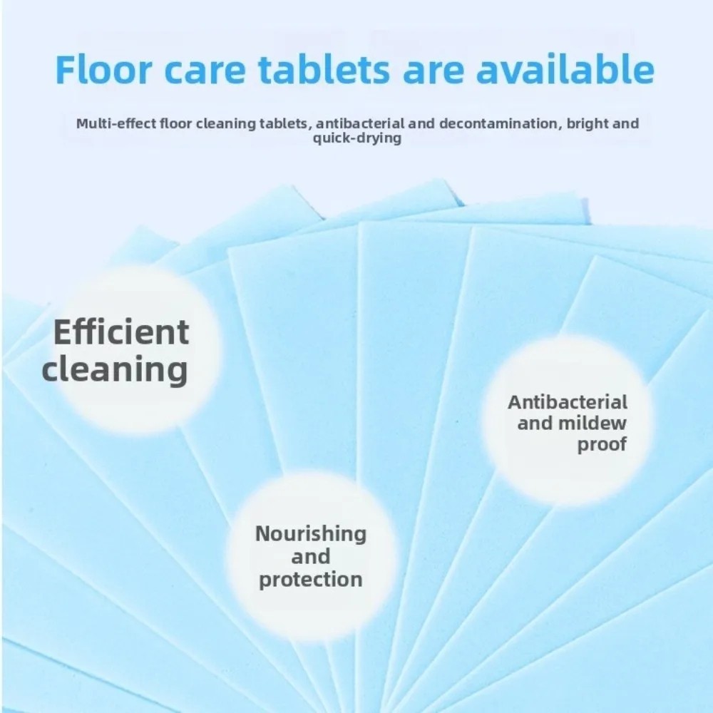 100PCS Floor Cleaning Tablets Toilet Cleaner Deodorising Fresh Scent Tablets