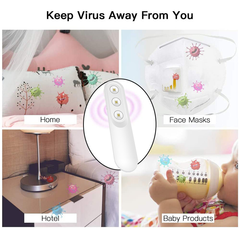 EZ Clean Max Portable UVC Light Sanitizer to Sterilize and Disinfect (from USA)
