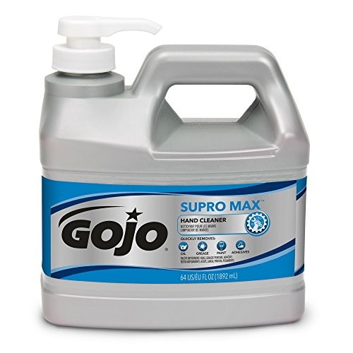 SUPRO MAX Hand Cleaner, 1/2 Gallon Heavy Duty Hand Cleaner Pump Bottles (Pack