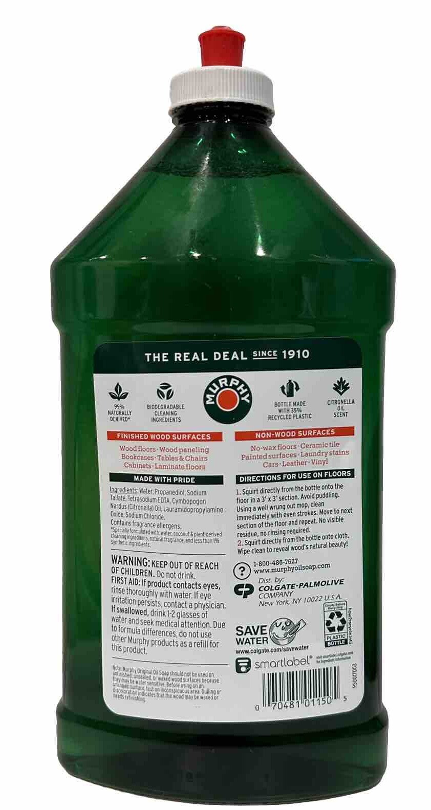 Murphy’s Oil Soap Squirt and Mop Wood Floor Cleaner 32 Fluid Ounce