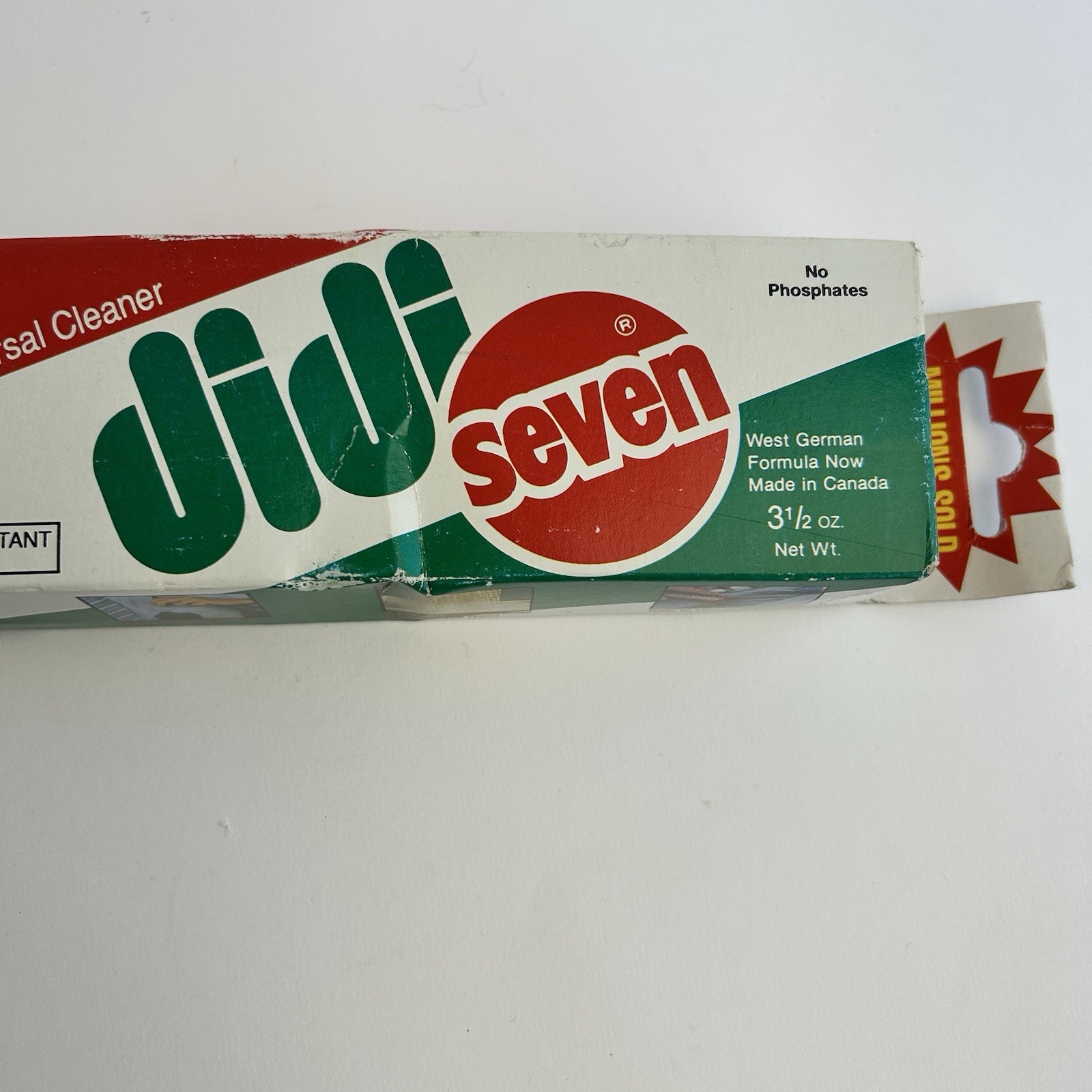 Vintage DiDi Seven Universal Cleaner 3 1/2 oz. Made in Canada NEW In Box READ