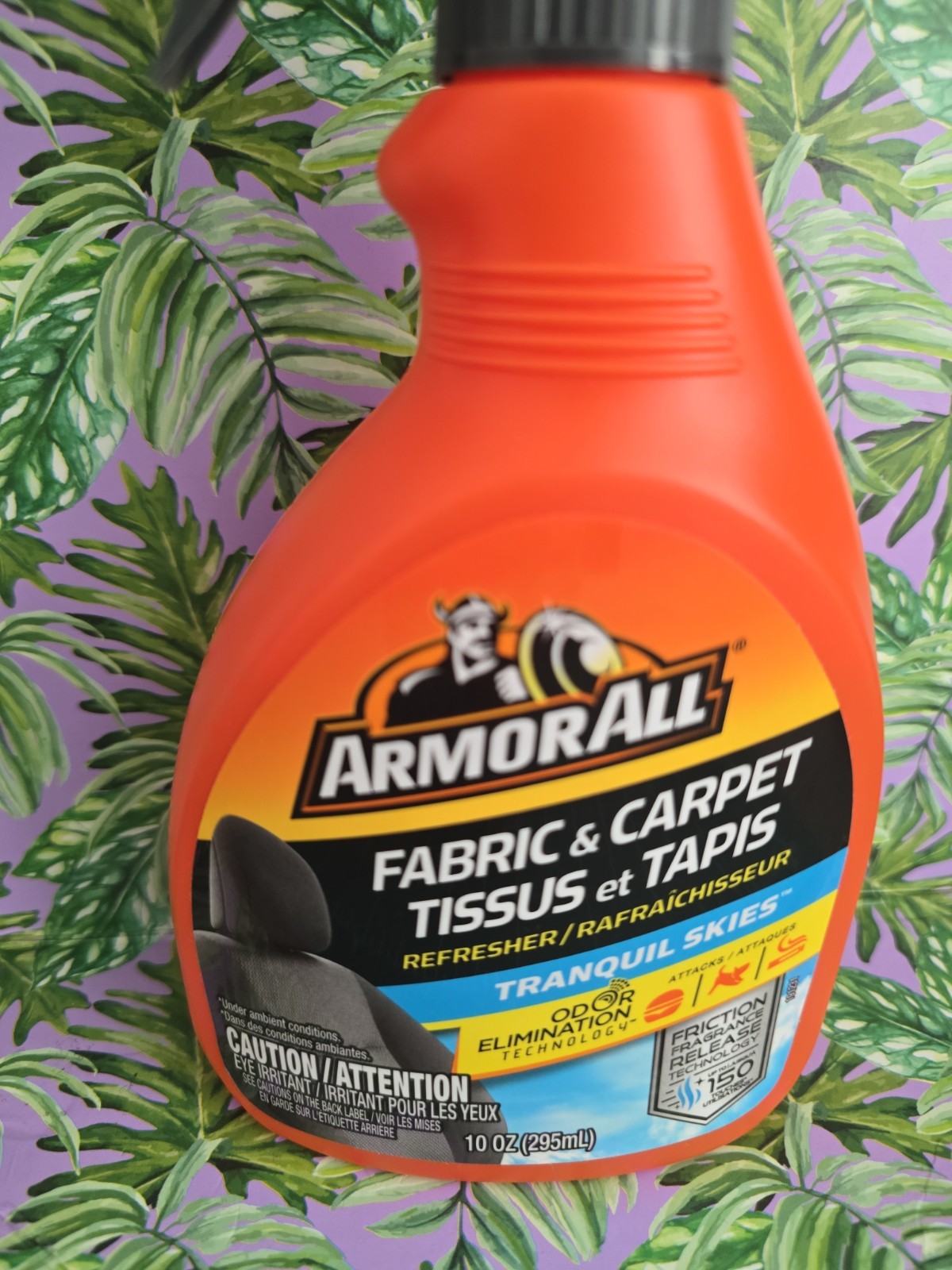 Armor All Fabric & Carpet Odor Elimination Refresher Spray 10 oz Tranquil Skies.