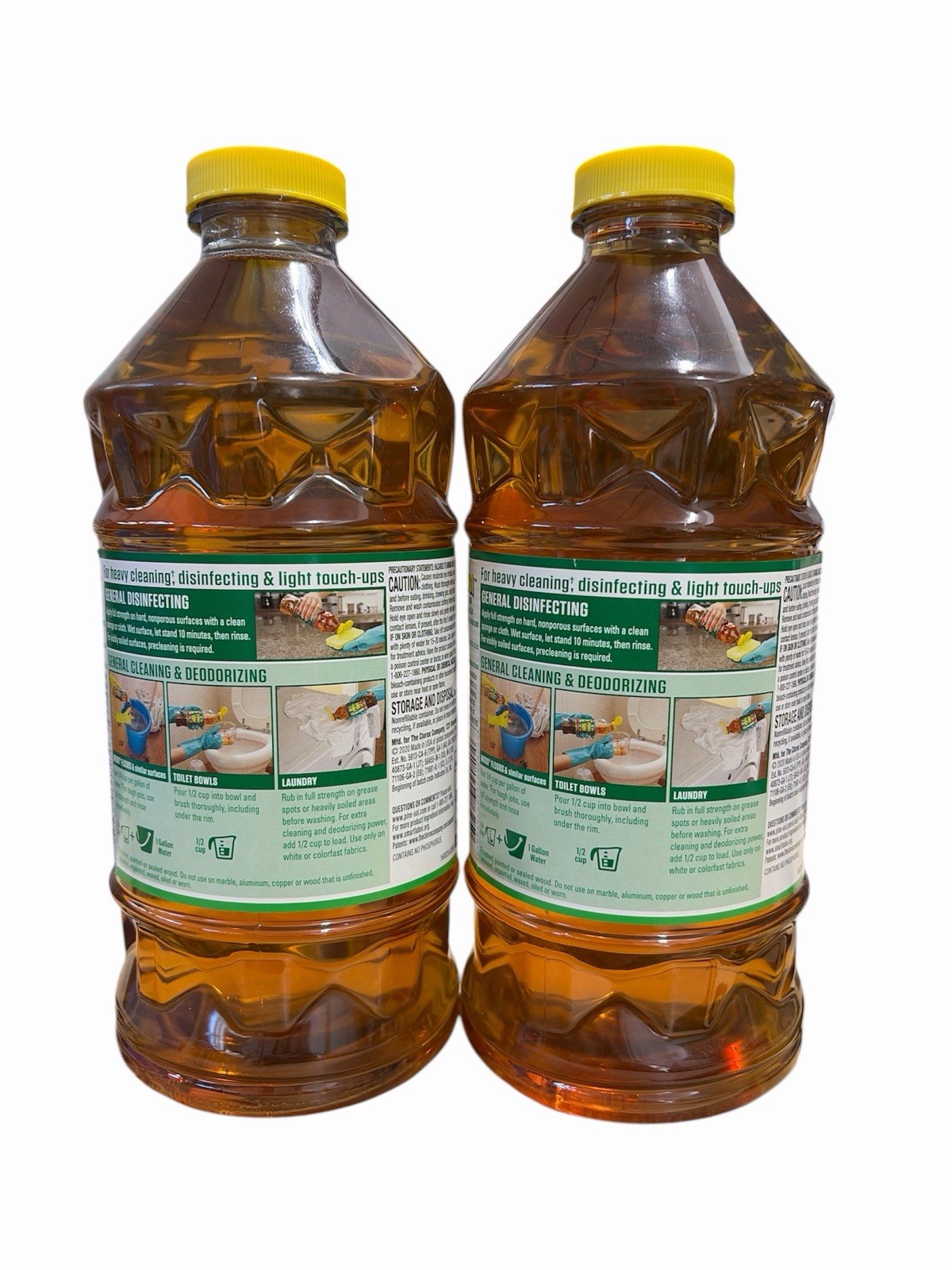 2x Pine-Sol All Purpose Cleaner Original Formula With Pine Oil 4O oz Each
