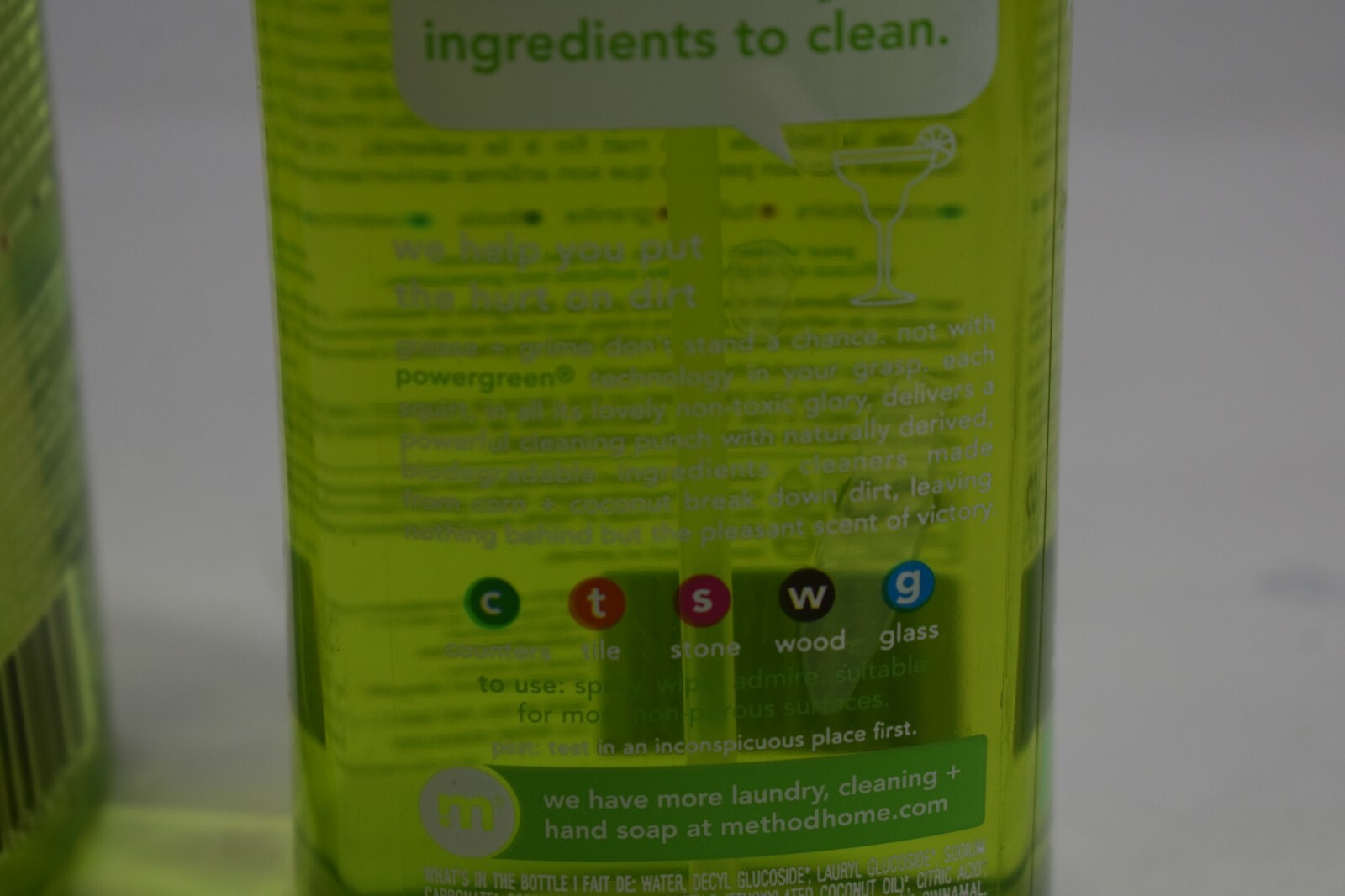Lot of 2 Method All Purpose Surface Cleaner Lime + Sea Salt 28 oz Spray Bottles