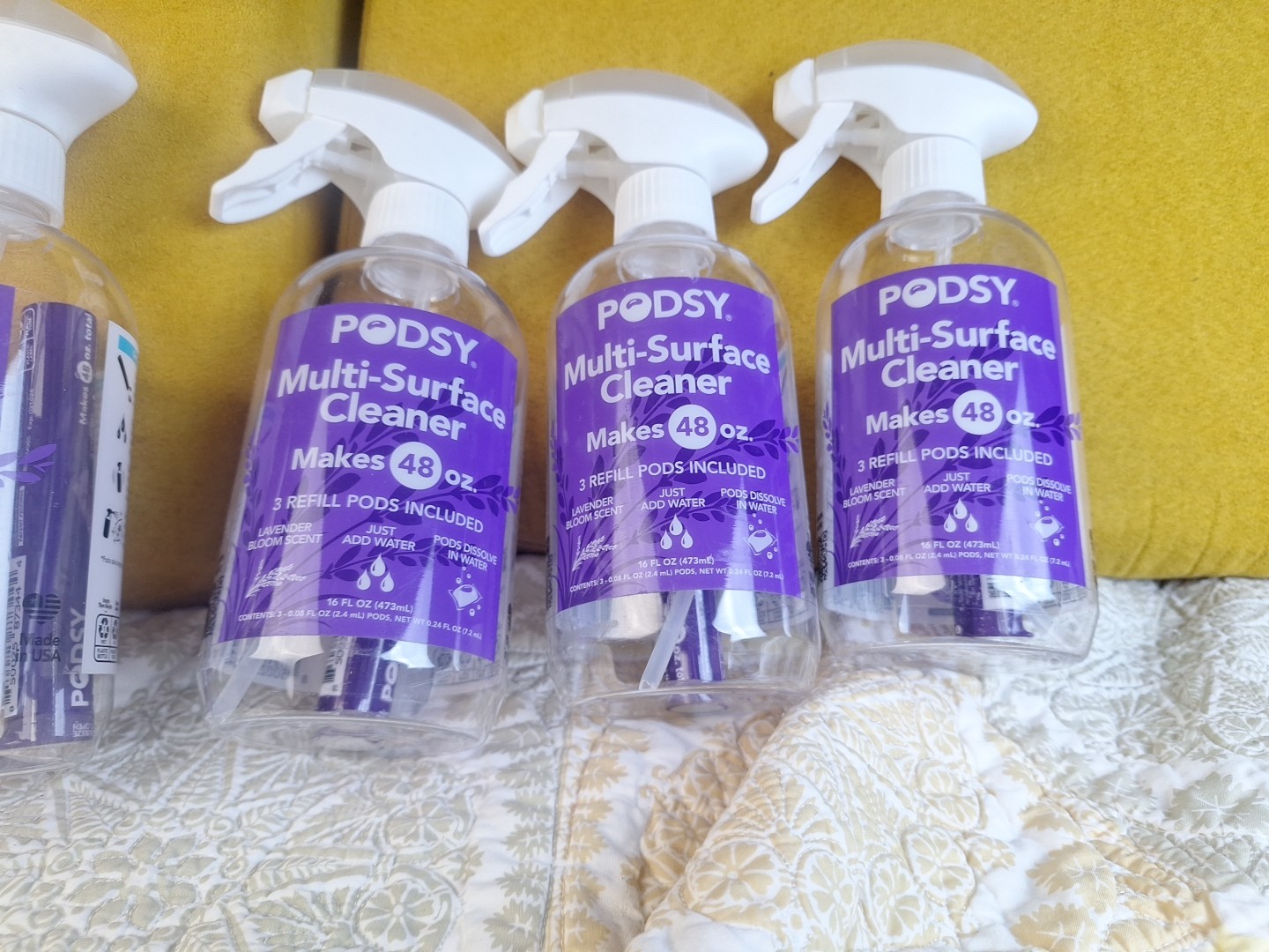 Podsy Lot of 6 Multi Surface Cleaner 16 fluid Ounces