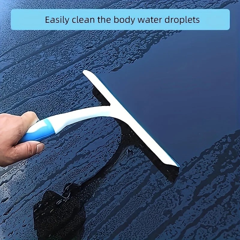 Car T-style Front/Rear Window Squeegee Scraper Snow & Ice Remover Automotive