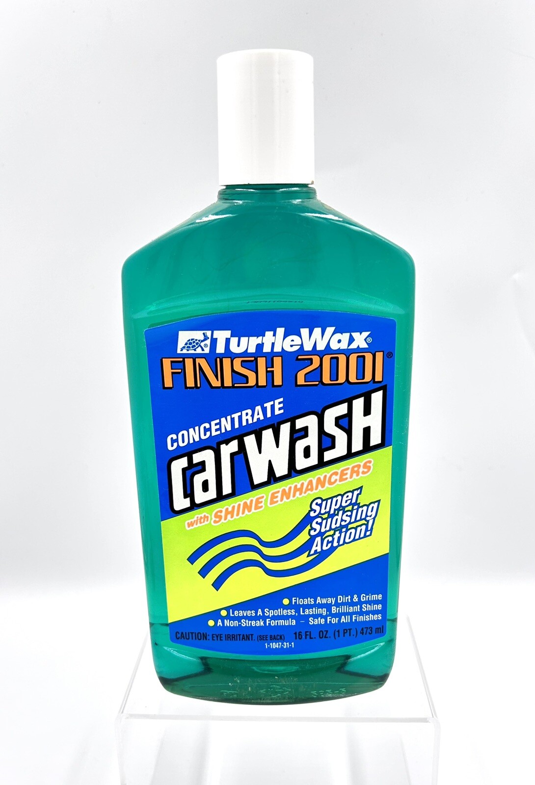 Vintage 1997 Turtle Wax 2001 Concentrate Car Wash with Shine Enhancers 16 Oz NOS