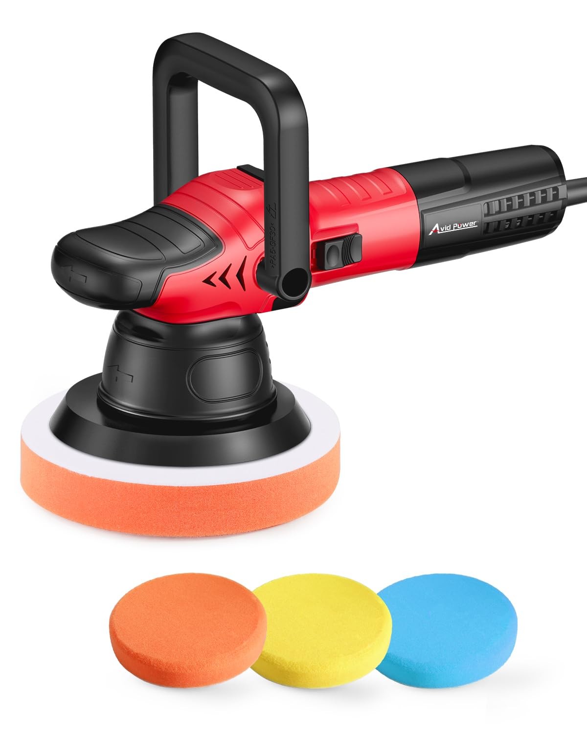 AVID POWER Dual Action Car Buffer Polisher, 6 Inch Orbital Polisher for Car D…