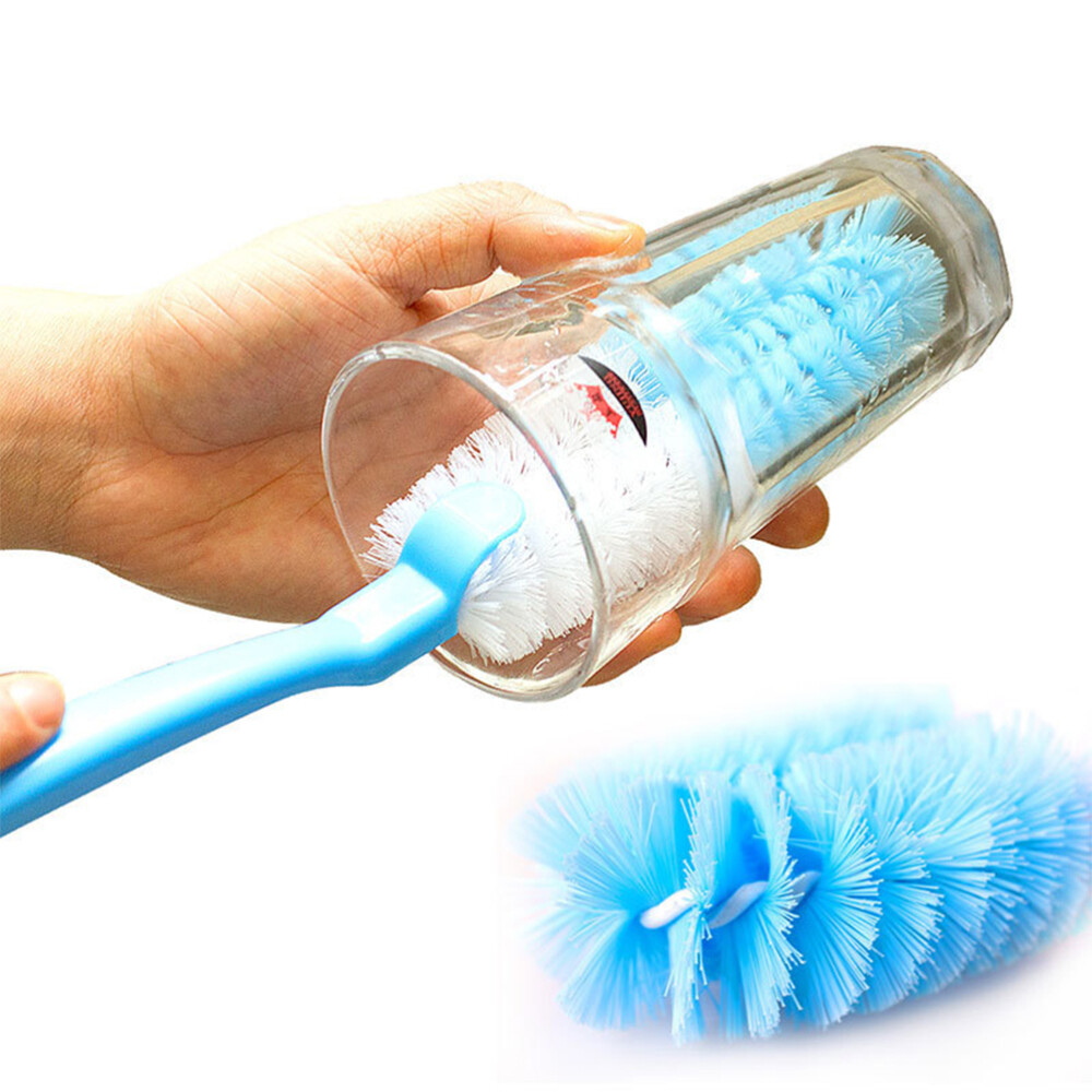 30 .5CM Long Handle Brush Cup Washing Bottle Cleaning Brushes for Bottles