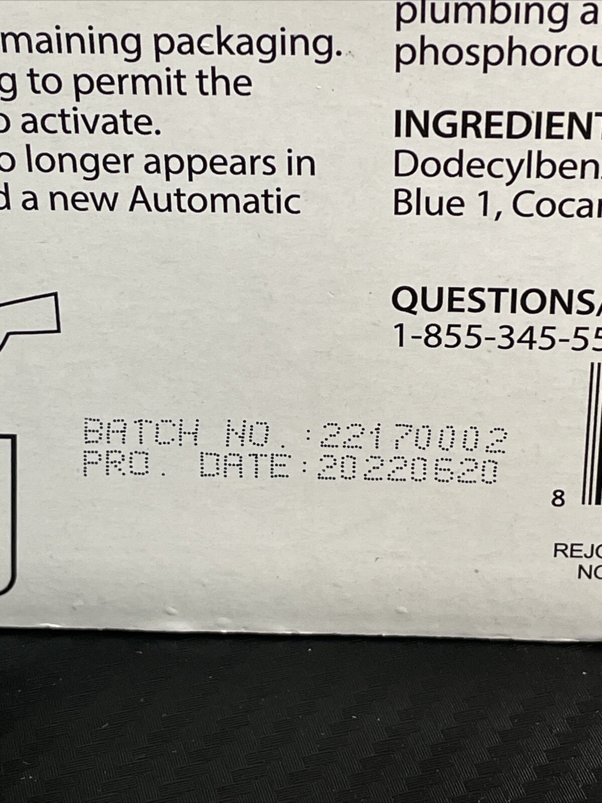Lot Of 3 Homebright Automatic In-Tank Bowl Cleaner Blue 3pk Each 9 Total