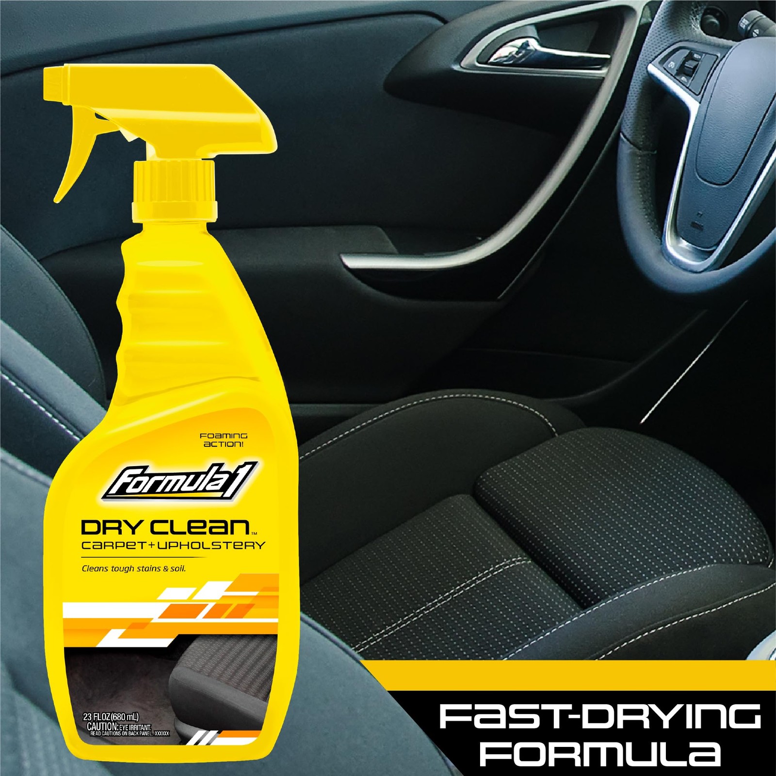Formula 1 Dry Clean Carpet and Upholstery Cleaner Stain Remover for Stains So…