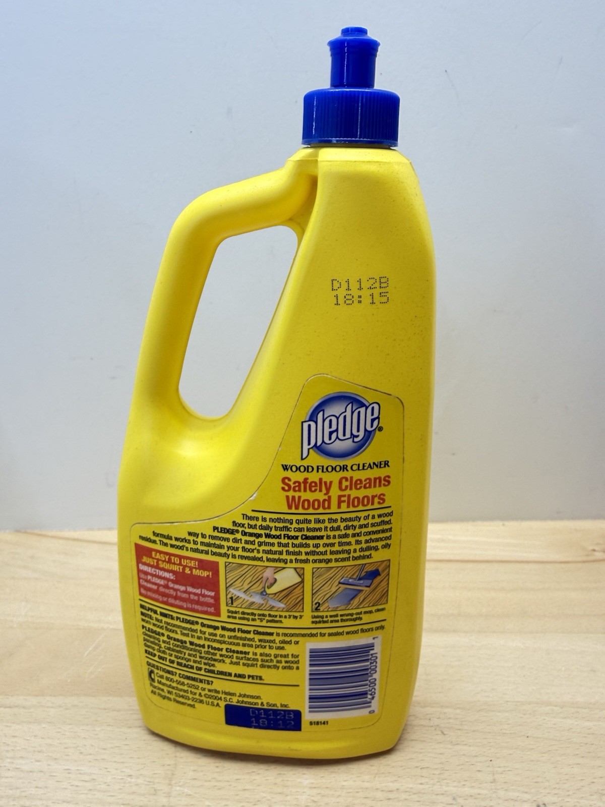SC Johnson PLEDGE Wood Floor Cleaner FULL Orange Scent 32 fl oz.