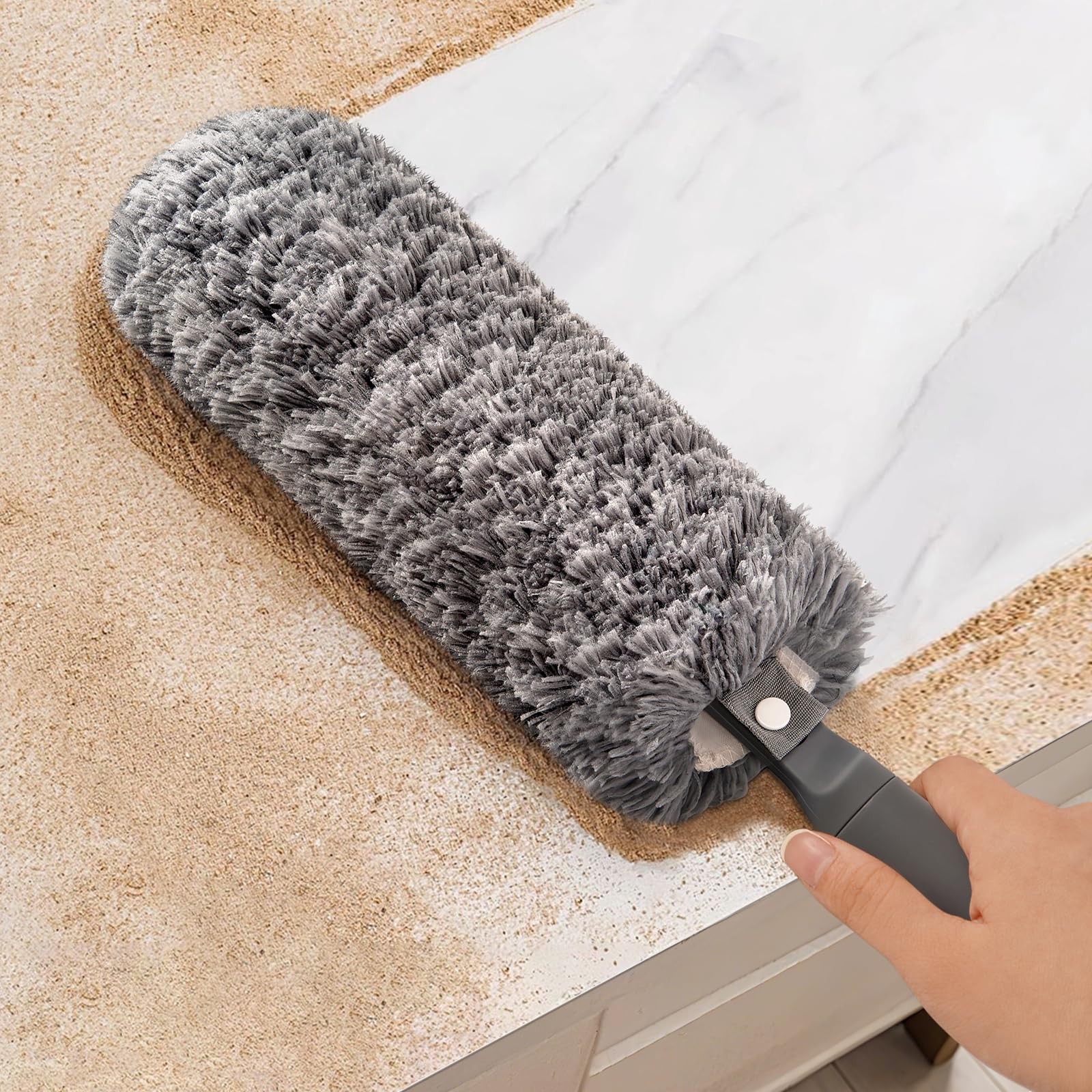 Microfiber Duster with Washable and Reusable Duster Head, Microfiber Dusters …