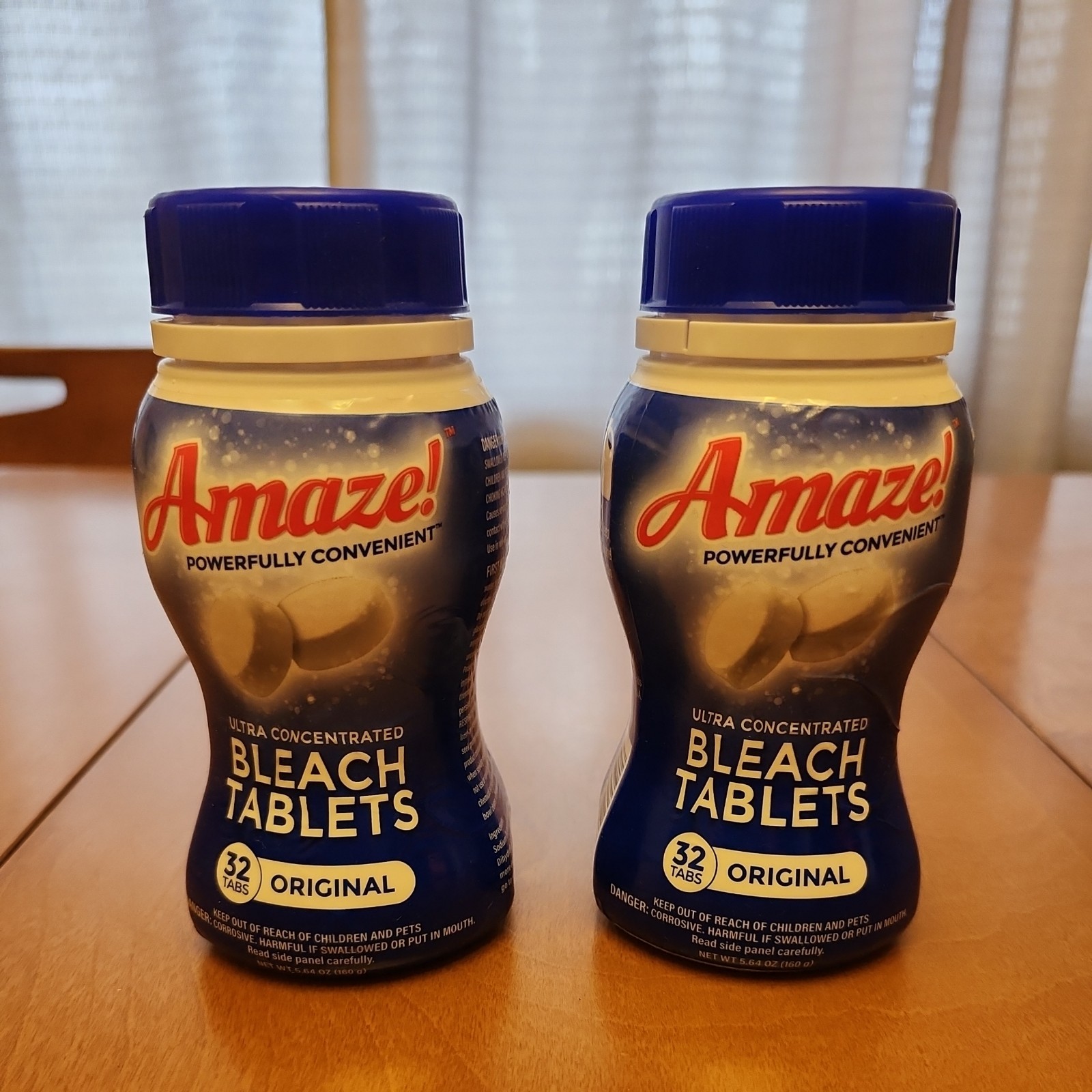 AMAZE Ultra Concentrated Bleach Tablets Original Scent Pack of 2 (64 tablets)