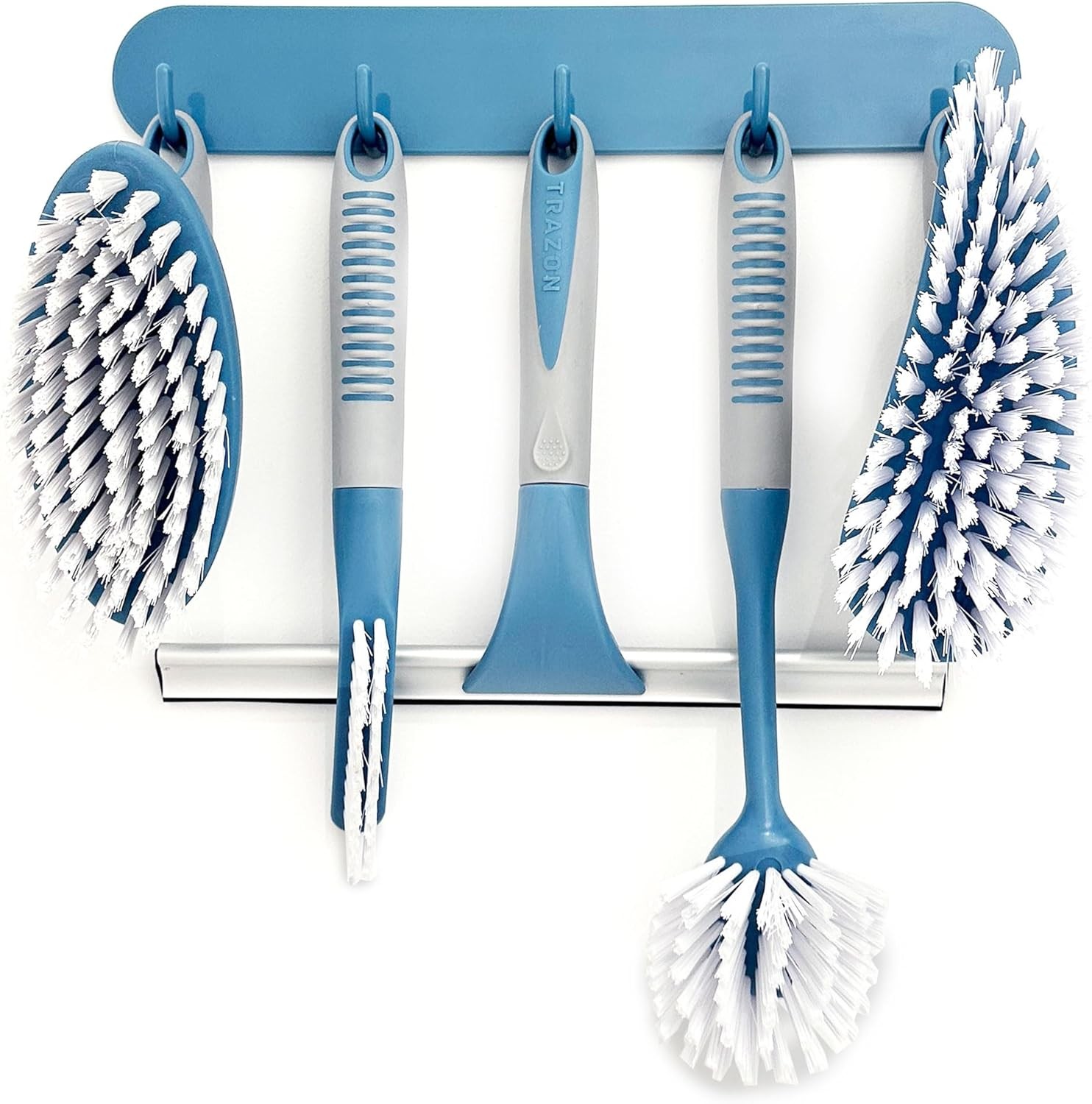 Scrub Brush Set of 3pcs – Cleaning Shower Scrubber with Ergonomic Handle&Durable