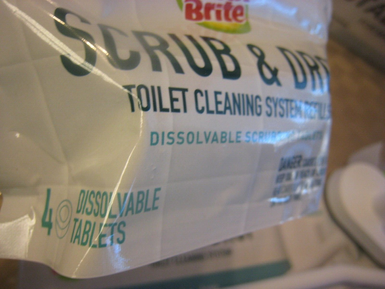 Scotch Brite Scrub And Drop Toilet Cleaning System Wand Stand Tablets New Sealed