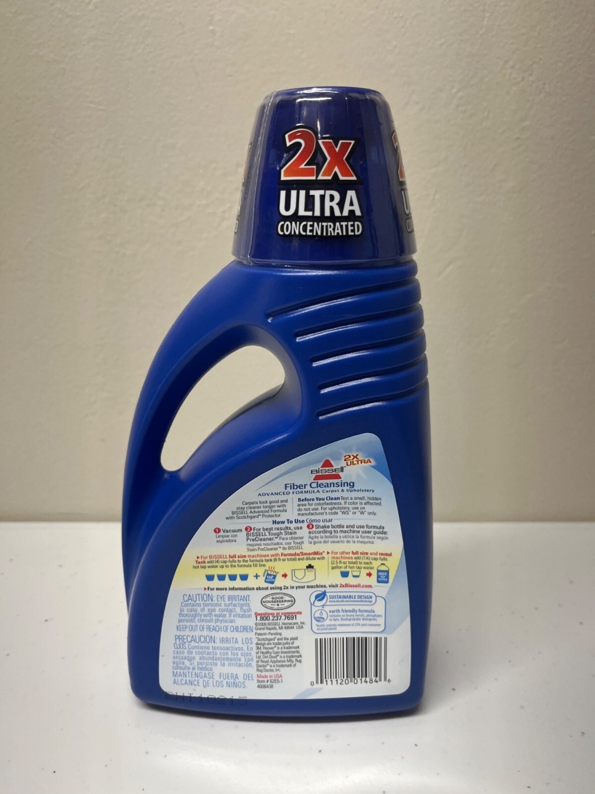 Bissell Fiber Cleansing Formula Carpets Upholstery 2X Concentrated Upright NEW