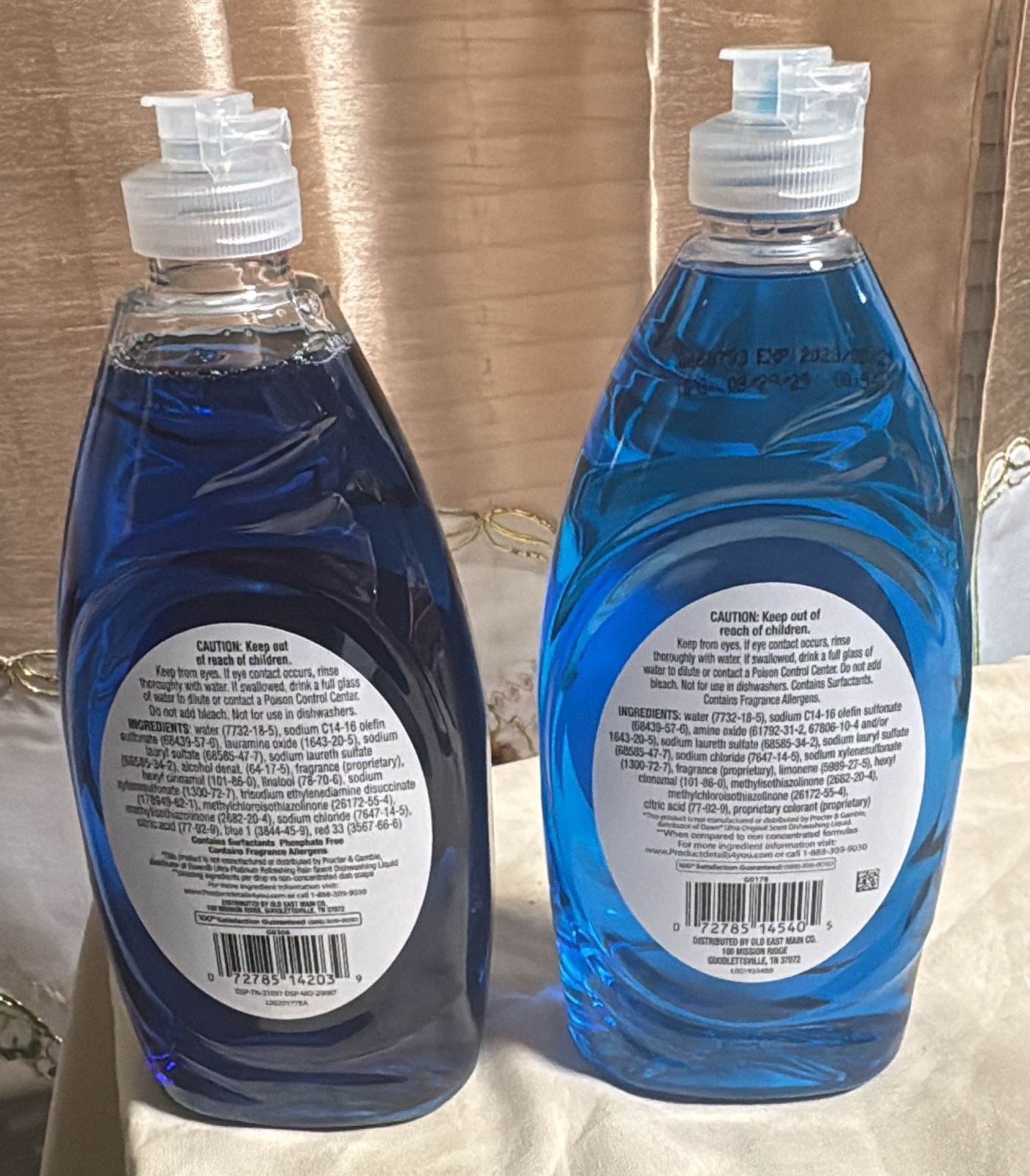 (2 PACK) 1 DIAMOND Dishwashing liquid 16.2 OZ + 1 ULTRA Dishwashing liquid 18 OZ