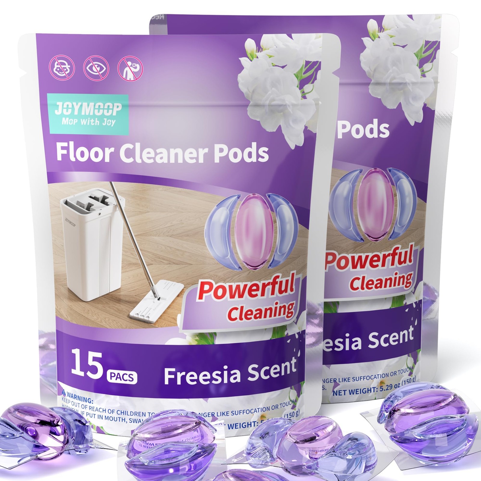 Floor Cleaner for Mopping, 30 PCS Mopping Solution, Hardwood Floor Cleaner, W…